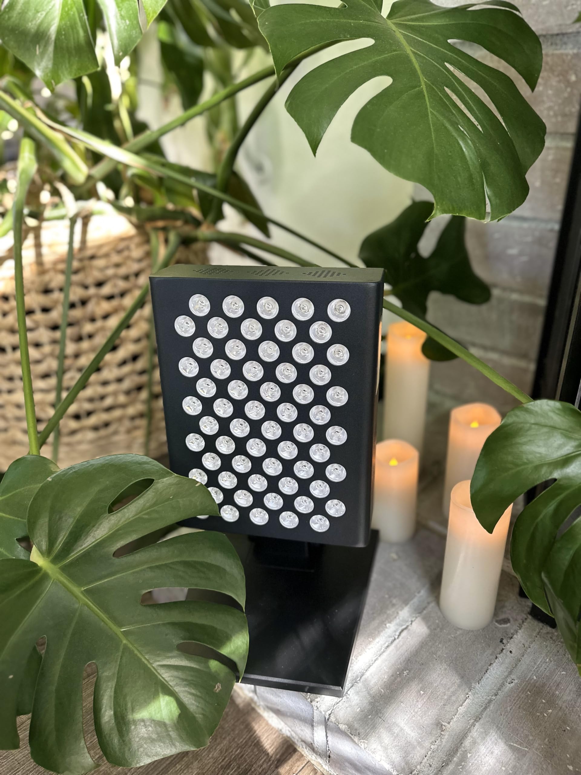 ADVARAYS Red Light Therapy Lamp: Infrared Heating Pad Pain Relief for Body 60 LEDs Panel Red Light